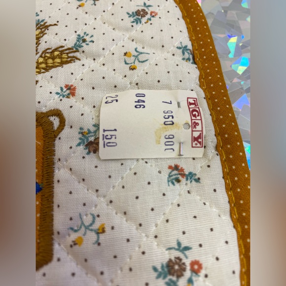 🌾SOLD🌾Vintage Sarah Lynn’s Country Kitchen 1950’s Wheat Jug Pot Holders New - Picture 5 of 8